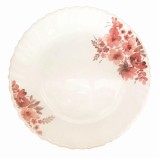 Set 6 Farfurii Intinse Mari Opal Alb Model EVA 26cm DNC56119
