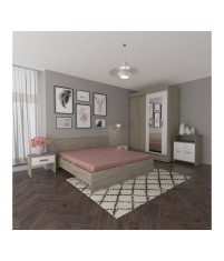 Dormitor Ines Sonoma + Comoda