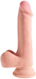 Dildo Tripla Densitate King Cock 23 cm, Pipedream