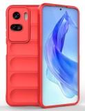 Husa Wave din Silicon compatibila Honor 90 Lite Anti-Shock, Rosu, Oem