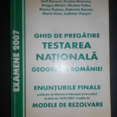 Marcel Araboaei - Ghid de pregatire. Testarea nationala. Geografia Romaniei