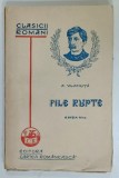 FILE RUPTE de A. VLAHUTA , 1929
