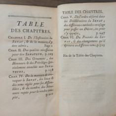 Essai sur le Sénat romain, traduit de l'anglois de M. Chapman, 1765