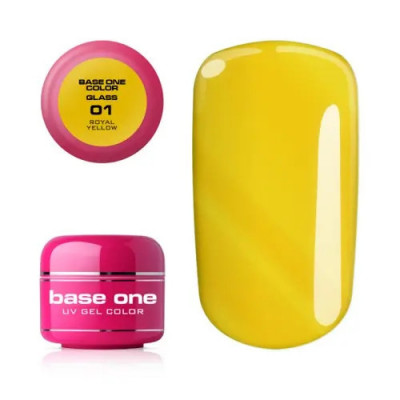 Gel UV Silcare Base One Color - Royal Yellow 01, 5g foto