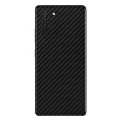 Set Folii Skin Acoperire 360 Compatibile cu Samsung Galaxy S10 LITE - ApcGsm Wraps Carbon Black foto