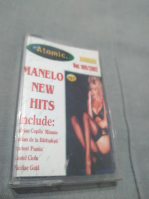CASETA AUDIO MANELO NEW HITS 109 /2002 ORIGINALA RARA!!