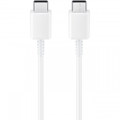 Cablu Date si Incarcare USB-C - USB-C Samsung EP-DW767JWE, 25W, 1.8m, Alb GP-TOU021RFCWW foto