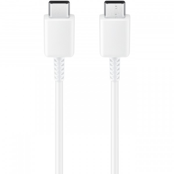 Cablu Date si Incarcare USB-C - USB-C Samsung EP-DW767JWE, 25W, 1.8m, Alb GP-TOU021RFCWW