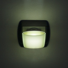 Lumina de veghe LED cu senzor tactil verde 1 LED 1W 6x4x5 cm PHENOM