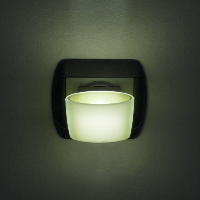 Lumina de veghe LED cu senzor tactil verde 1 LED 1W 6x4x5 cm PHENOM