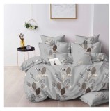 Cumpara ieftin Lenjerie pat dublu,bumbac finet,6 piese,cearceaf normal 220x240cm, cearceaf pilota 200x220cm, 2 fete de perna 50x70, 2 fete de perna 70x70-A1184