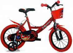 Bicicleta copii 14&amp;#039;&amp;#039; MIRACULOS-BUBURUZA PlayLearn Toys foto