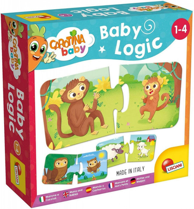 Puzzle duo - Mama si puiul PlayLearn Toys