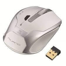 Mouse wireless alb-argintiu foto