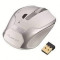 Mouse wireless alb-argintiu
