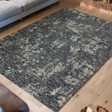 Covor Model Anny 33003-869, Marime 58 x 110 cm, Gri, Inaltime Fir 7 mm, Antialergic, Polipropilena, Living, Dormitor, Sufragerie, Birou