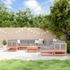 VidaXL Set mobilier de grădină cu perne, 10 piese, lemn masiv douglas 3186079