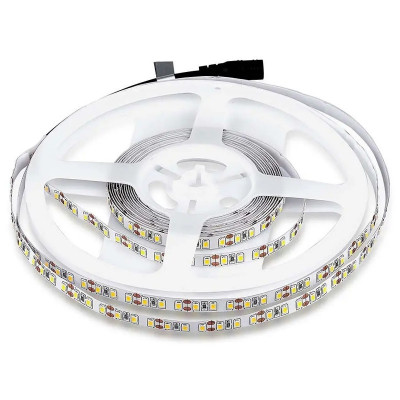 Banda LED SMD3528 12V 8W/m120LED/m 800lm/m 4000K IP20 5M V-tac SKU-212042 foto