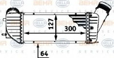 Radiator intercooler PEUGEOT 307 Estate (3E) (2002 - 2016) HELLA 8ML 376 723-371 foto