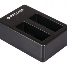 GoPro Hero 5 încărcător rapid dublu AABAT-00 AHDBT-5 cu cablu Micro-USB () - Patona