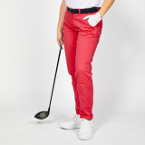 Pantalon chino golf bumbac MW500 Roz Damă