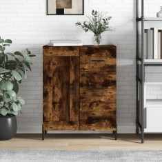 vidaXL Servantă, stejar fumuriu, 69,5x34x90 cm, lemn compozit 830273