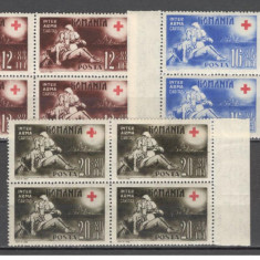 Romania.1943 Crucea Rosie bloc 4 CR.21