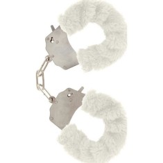 Catuse Plus ToyJoy "Furry Fun Cuffs" Alb##
