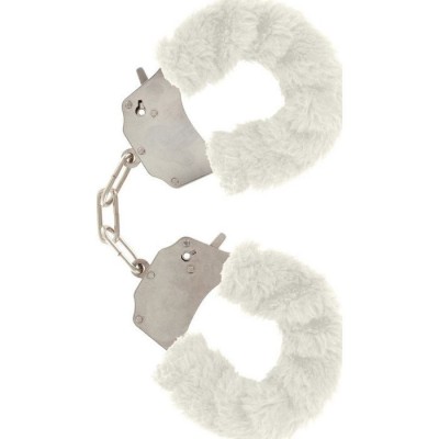 Catuse Plus ToyJoy &amp;quot;Furry Fun Cuffs&amp;quot; Alb## foto