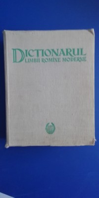 myh 34f - Dictionarul limbii romane moderne - ed 1958 foto