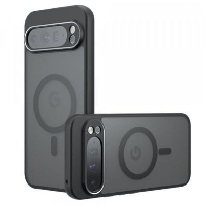 Husa MagSafe pentru Google Pixel 9 Pro XL, Techsuit, PureFrost, Neagra foto