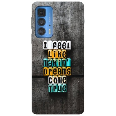 Husa compatibila cu Motorola G20 model Makin&amp;amp;#039; dreams come true, Silicon, TPU, Viceversa foto