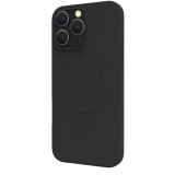 Carcasa protectie Celly Silicon pentru iPhone 16 Pro Max MagSafe, Negru