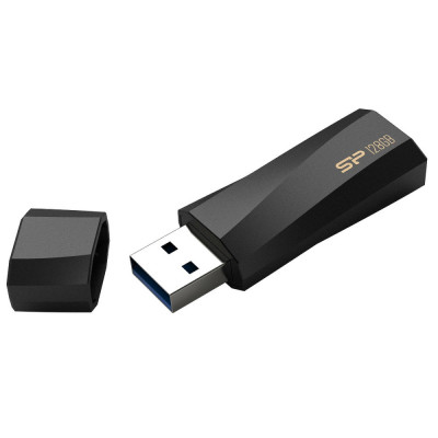 Memorie flash USB 3.2 Gen 1, 128 Gb, Silicon Power Blaze B07, cu capac, neagra foto