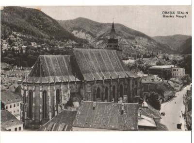CPIB 15777 CARTE POSTALA - ORASUL STALIN (BRASOV). BISERICA NEAGRA, RPR foto