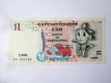 Rară! Italia 1 Miliard 1997 colecție Banca de H&acirc;rtie Disney-Rățoiul Donald
