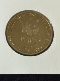 Sierra Leone 1986 - Cimpanzeu comun, Medalie WWF de 30 de ani &ndash; Numisbrief, Africa
