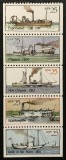 SUA 1989 - Nave cu aburi, vapoare, serie neuzata, din carnet