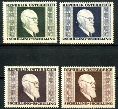 Austria 1946 - Karl Renner, serie neuzata foto