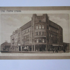 Carte poștala Cluj:Teatrul Uranus,circulata 1924