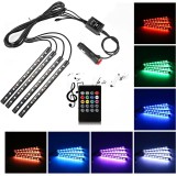 LUMINI AMBIENTALE auto banda LED RGB kit set ILUMINARE ambientala INTERIOR auto, Universal