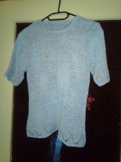 TRICOU/PULOVER DAMA CROSETAT, ELASTIC , marimea 36