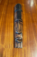 Masca Zeitate Africana (Ghana, lemn sculptat manual, 40 cm.) foto