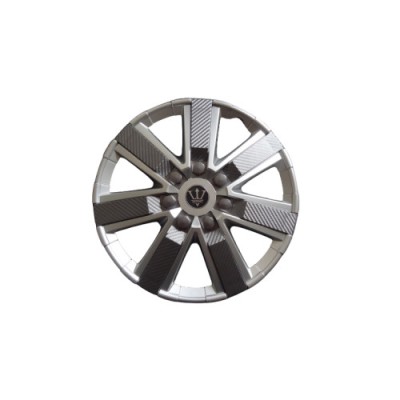 Set 4 capace roti model EVO argintiu+gri antracit 15&amp;quot; Cod: WG1-3GR-15 Automotive TrustedCars foto