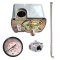 Progarden Set accesorii hidrofor, presostat mecanic &frac14;&rdquo;, manometru 0-12bar,