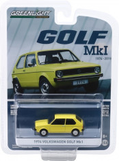 Macheta GREENLIGHT, 1974 Volkswagen Golf Mk1 - Volkswagen Golf 45th Anniversary Solid Pack 1:64 foto