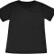 Tricou cu maneca scurta pentru femei, casual, decolteu in V, negru, XL - OUTLET