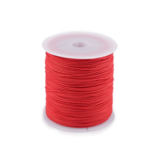 Snur poliester Crisalida, diametru 0,5 mm, rola 90 m, Rosu
