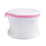 Saculet protectie rufe delicate, lenjerie, 16x14 cm, cilindric, cu fermoar, poliester