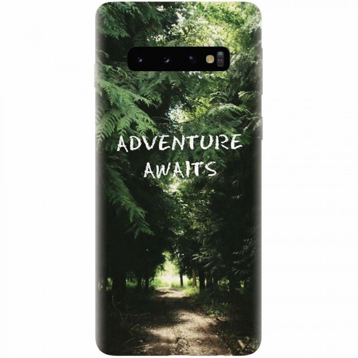 Husa silicon pentru Samsung Galaxy S10, Adventure Awaits Forest